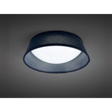 Nordica LED Flush Ceiling Light 3000K 12W - Black