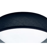 Nordica 3 Light Flush Ceiling Light - Black