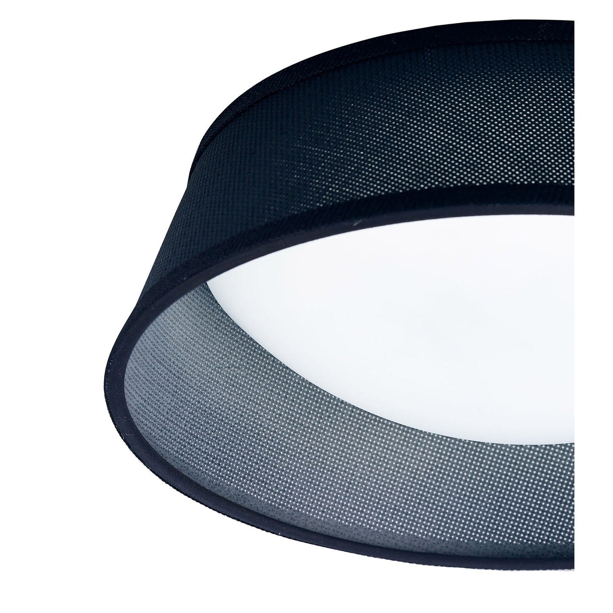 Nordica LED Flush Ceiling Light 3000K 21W - Black