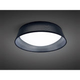 Nordica 3 Light Flush Ceiling Light - Black