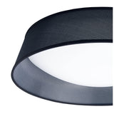 Nordica LED Flush Ceiling Light 3000K 30W - Black