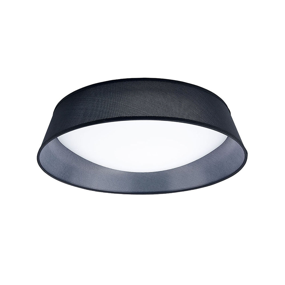 Nordica 5 Light Flush Ceiling Light - Black