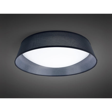 Nordica LED Flush Ceiling Light 3000K 30W - Black
