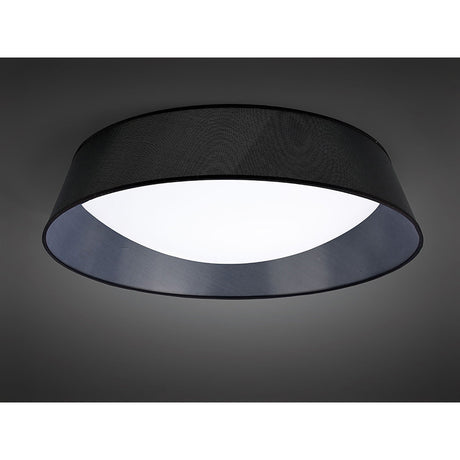 Nordica LED Flush Ceiling Light 3000K 60W - Black