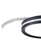 North RGB CCT Dimmable LED Ceiling Retractable Fan Light With Remote Control - Black