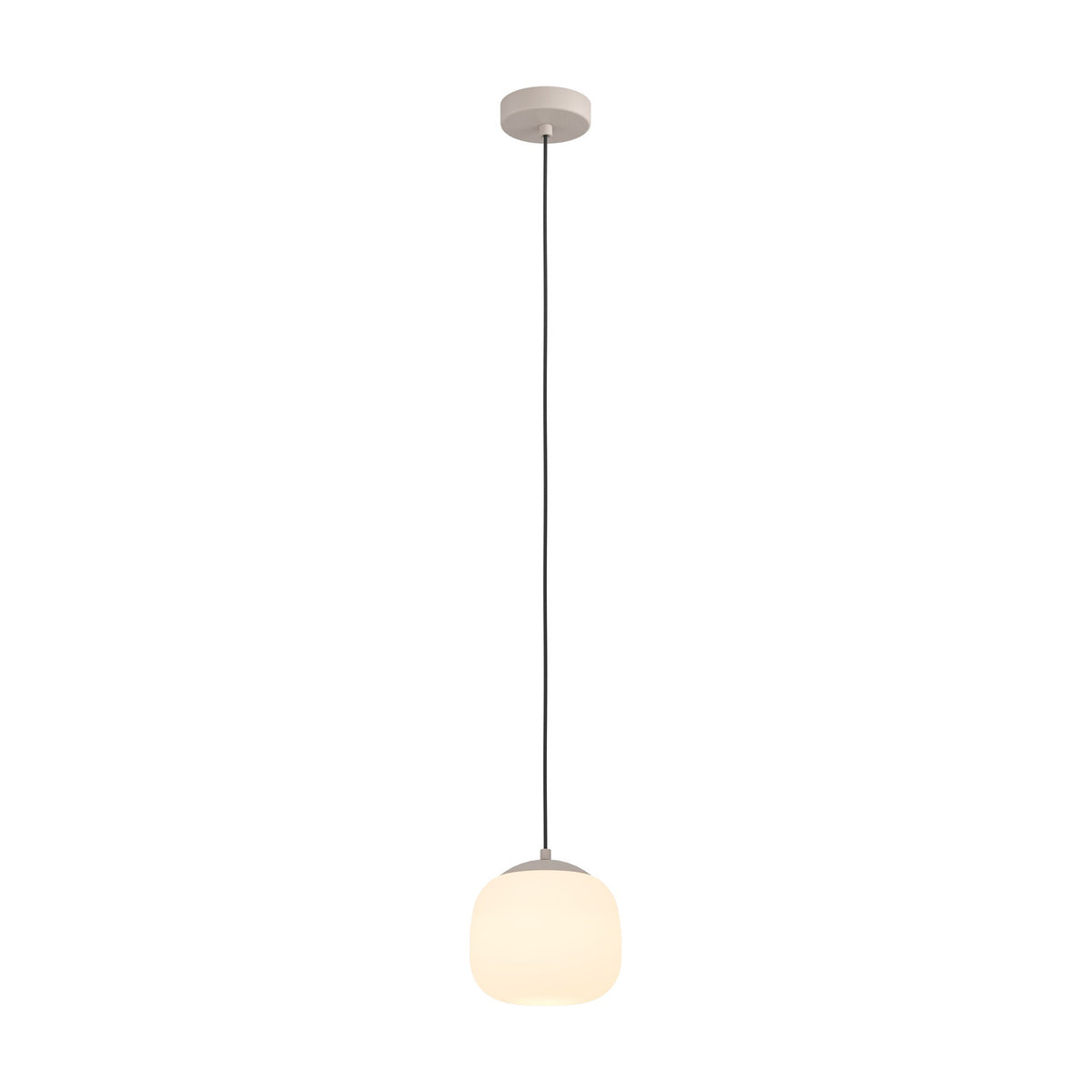 Nosmena Glass Pendant Light - Taupe