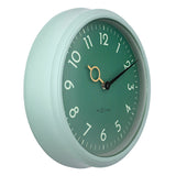Golden Hour Wall Clock with Arabic Numerals 30.5cm - Teal