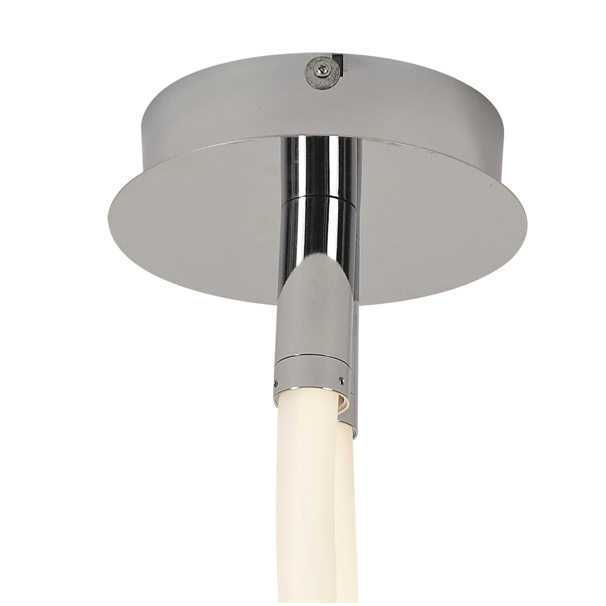 Nur II LED Rectangular Semi-Flush Ceiling Light 40W 3000K – Chrome