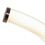 Nur II LED Wall Light 12W 3000K With Switch - Chrome