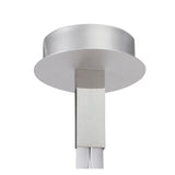 Nur Rectangular LED Semi-Flush Ceiling Light 40W 3000K – Chrome