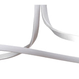 Nur Rectangular LED Semi-Flush Ceiling Light 40W 3000K – Chrome