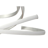 Nur LED Semi-Flush Ceiling Light 50W 3000K – Silver & Polished Chrome