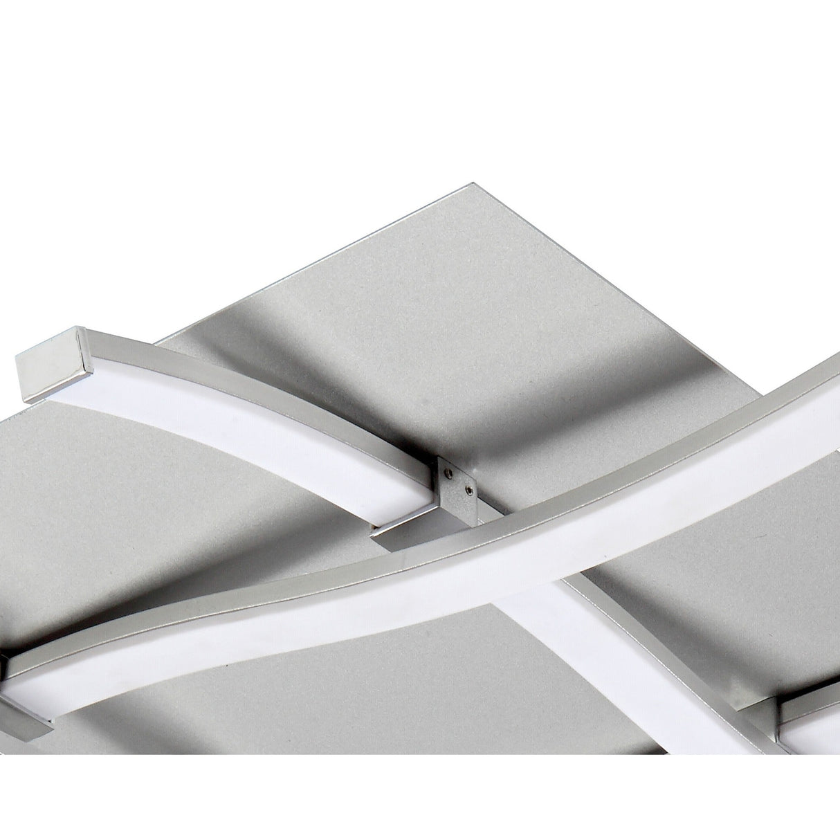 Nur LED Flush Ceiling Light 34W 3000K - Silver