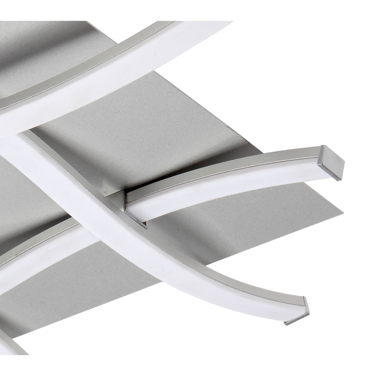 Nur LED Flush Ceiling Light 34W 3000K - Silver