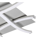 Nur LED Flush Ceiling Light 34W 3000K - Silver