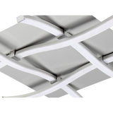 Nur LED Flush Ceiling Light 34W 3000K - Silver
