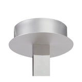 Nur Rectangular Dimmable LED Semi-Flush Ceiling Light 40W 3000K – Chrome