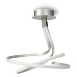 Nur Dimmable LED Semi-Flush Ceiling Light 50W 3000K – Polished Chrome