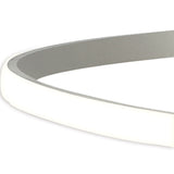 Nur Dimmable LED Semi-Flush Ceiling Light 50W 3000K – Polished Chrome