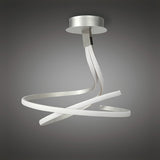 Nur Dimmable LED Semi-Flush Ceiling Light 50W 3000K – Polished Chrome