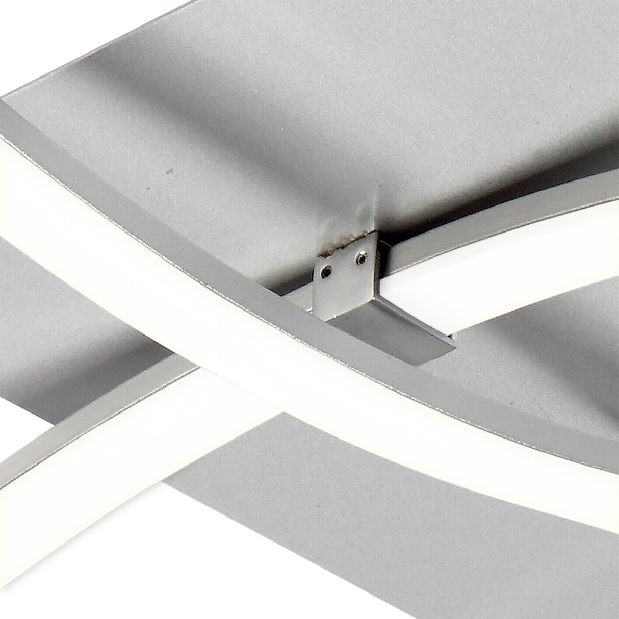 Nur Dimmable LED Flush Ceiling Light 34W 3000K - Silver