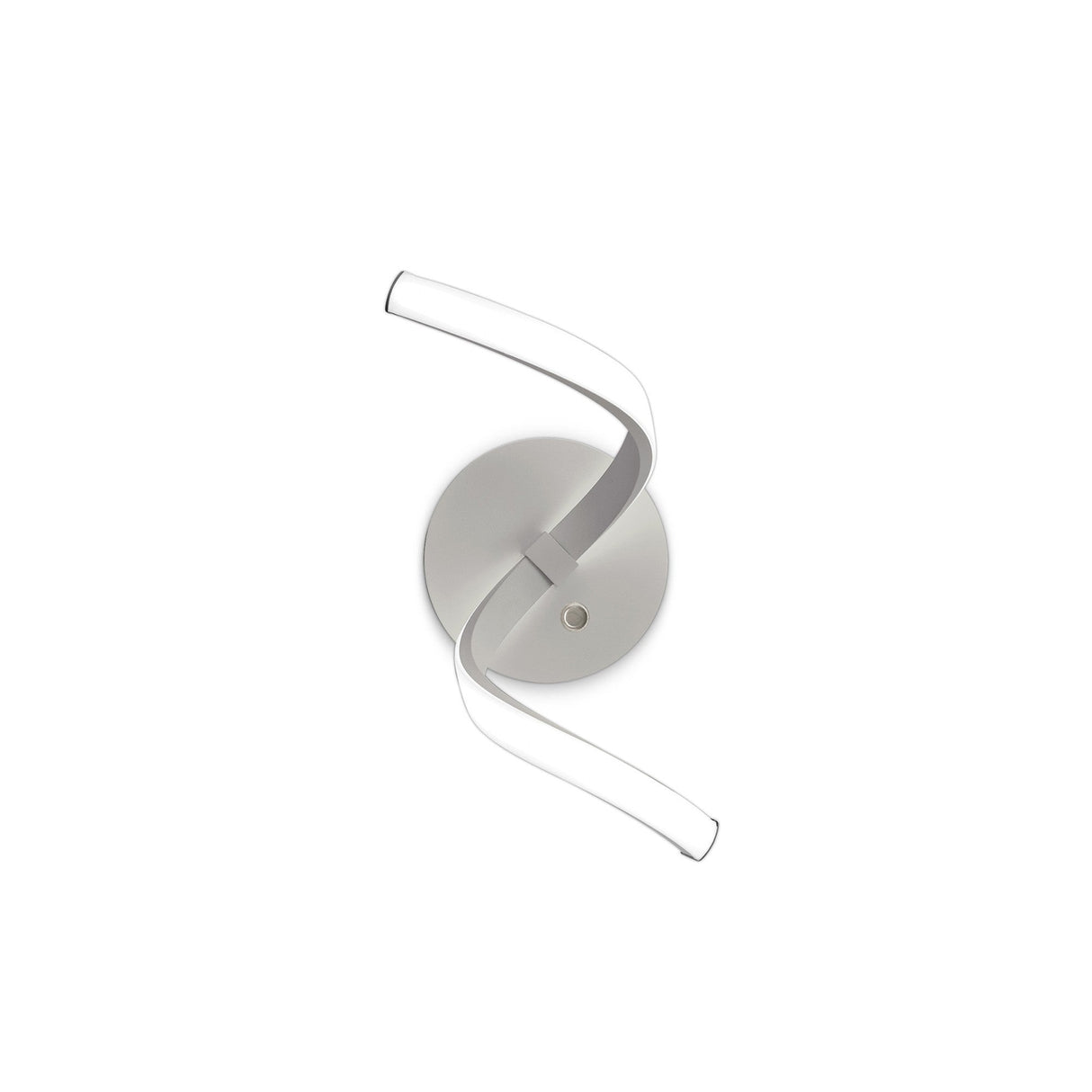 Nur Dimmable LED Wall Light 10W 3000K - Silver & Chrome