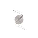 Nur Dimmable LED Wall Light 10W 3000K - Silver & Chrome