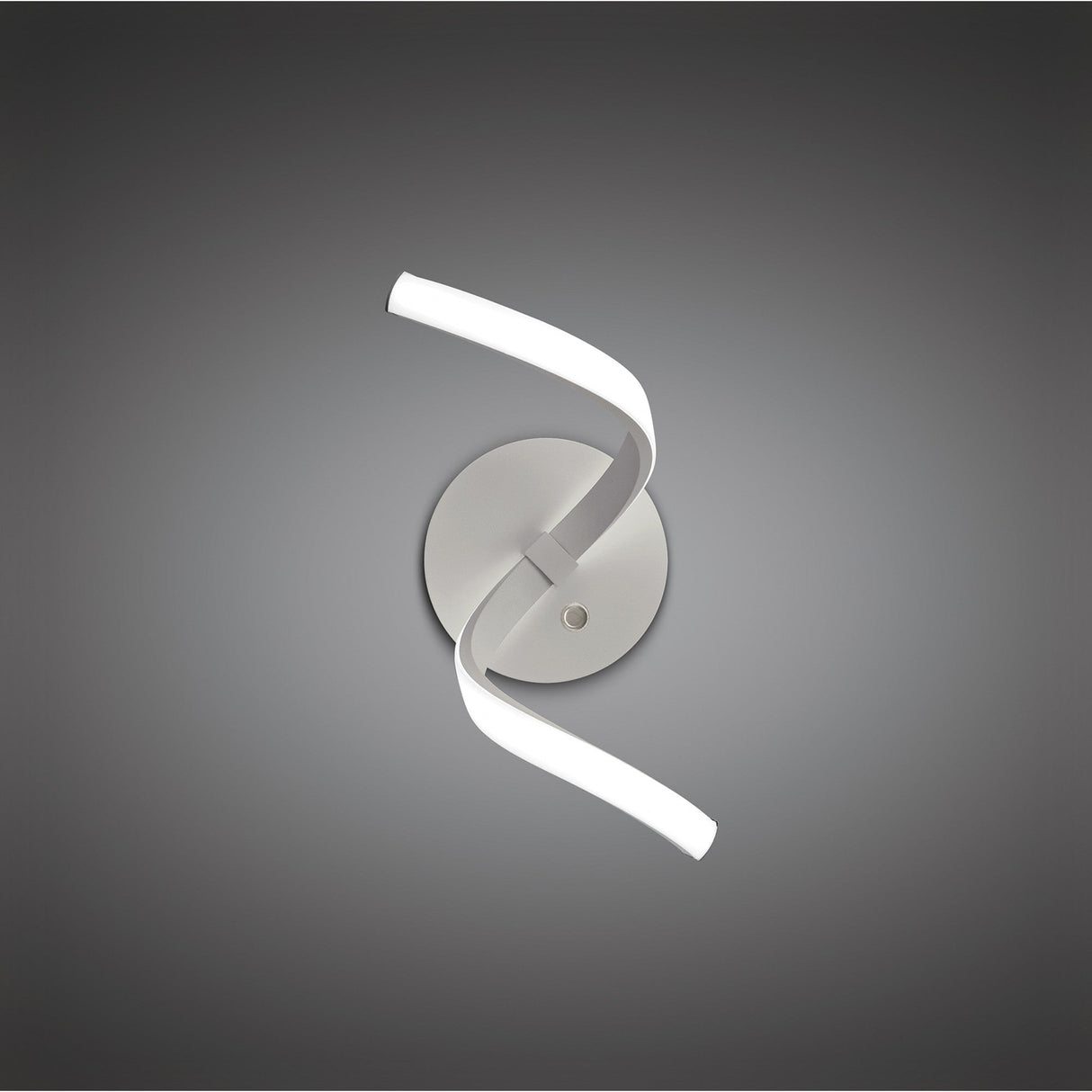 Nur Dimmable LED Wall Light 10W 3000K - Silver & Chrome