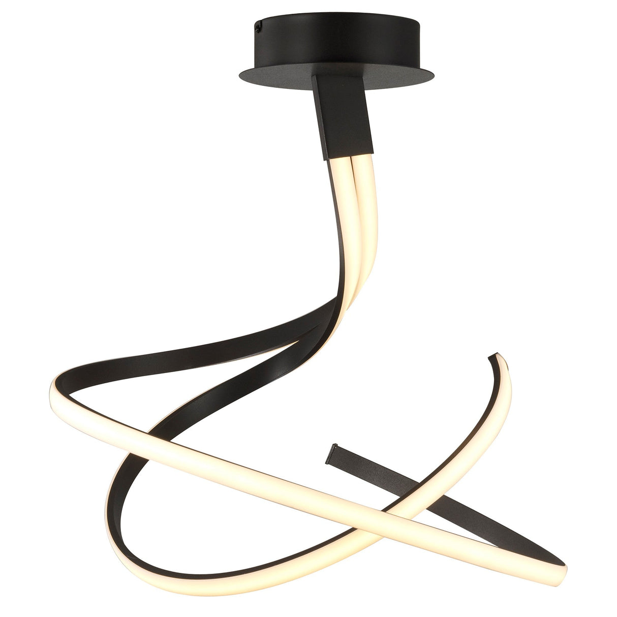 Nur LED Semi-Flush Ceiling Light 50W 2800K – Brown Oxide