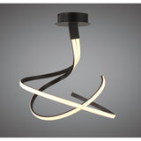 Nur LED Semi-Flush Ceiling Light 50W 2800K – Brown Oxide