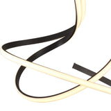 Nur Dimmable LED Semi-Flush Ceiling Light 50W 2800K – Brown Oxide