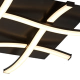 Nur Dimmable LED Flush Ceiling Light 34W 2800K - Brown Oxide