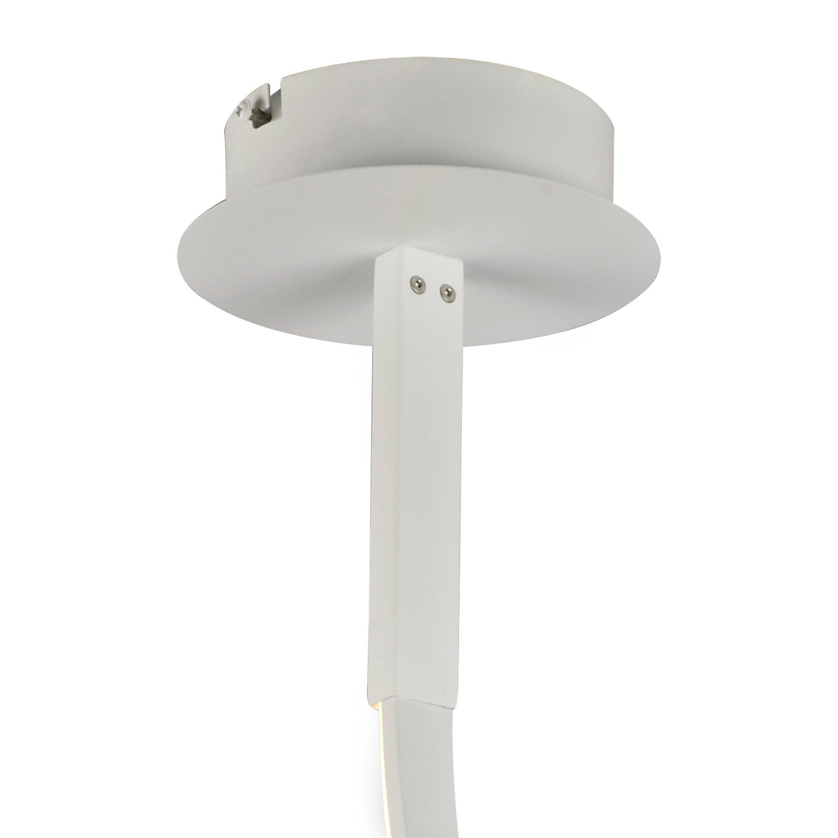 Nur Dimmable LED Semi-Flush Ceiling Light 30W 3000K – White