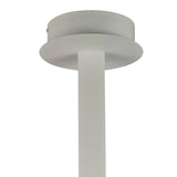 Nur Rectangular Dimmable LED Semi-Flush Ceiling Light 40W 3000K – White