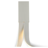 Nur Rectangular Dimmable LED Semi-Flush Ceiling Light 40W 3000K – White