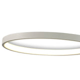 Nur Rectangular Dimmable LED Semi-Flush Ceiling Light 40W 3000K – White