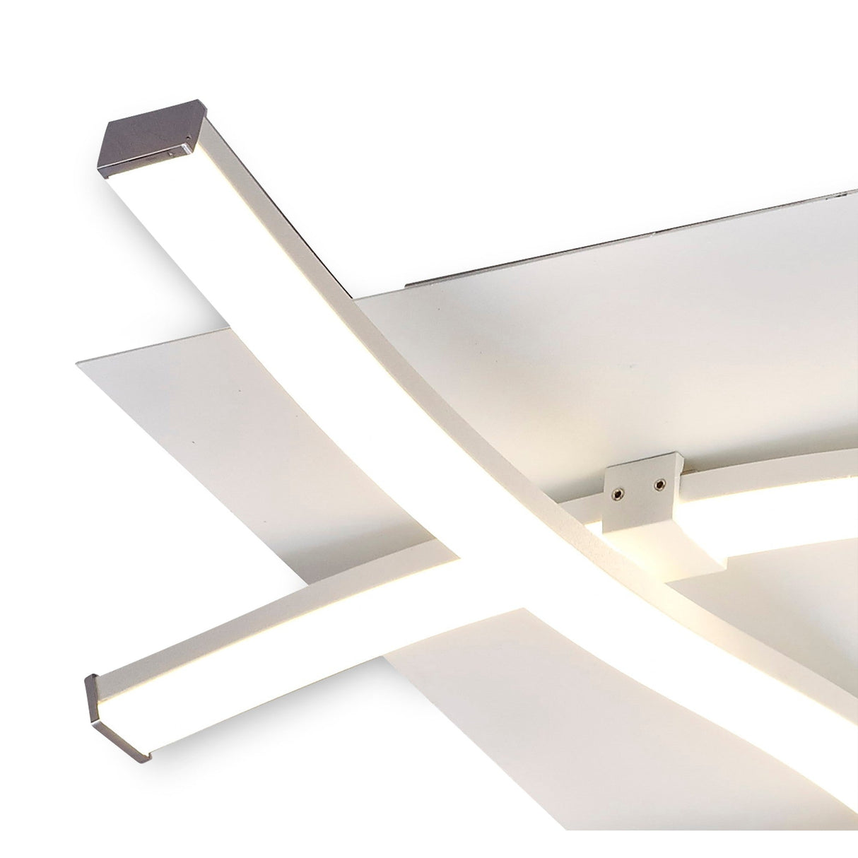 Nur Blanco Dimmable LED Flush Ceiling Light 34W 3000K - White