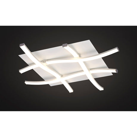 Nur Blanco Dimmable LED Flush Ceiling Light 34W 3000K - White