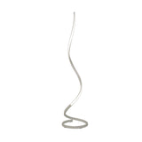 The Nur II Dimmable LED Floor Lamp 22W 3000K in White features a sleek metal stand and provides adjustable ambient lighting, perfect for modern interiors.