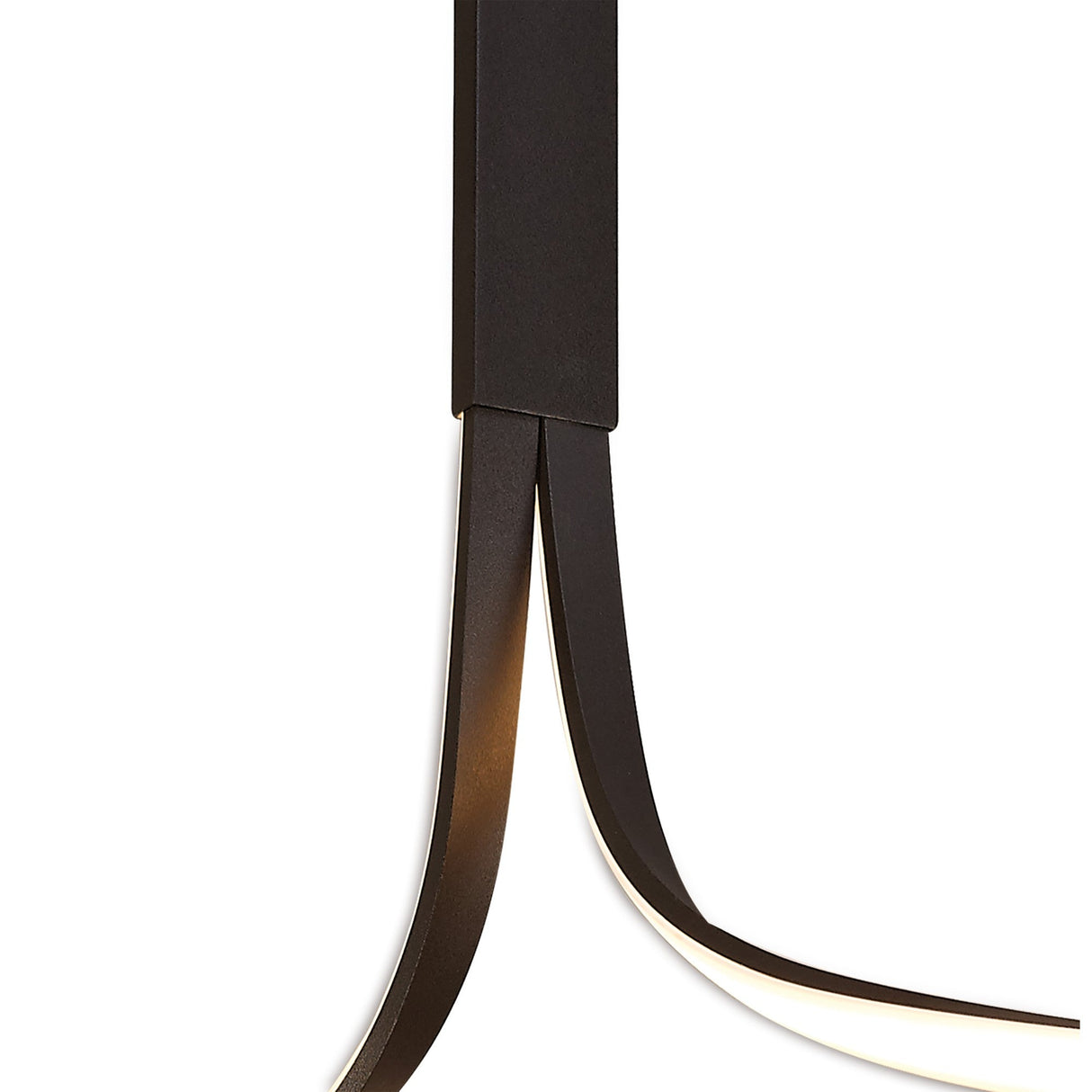 Nur XL LED Rectangular Semi-Flush Ceiling Light 50W 2800K – Brown Oxide