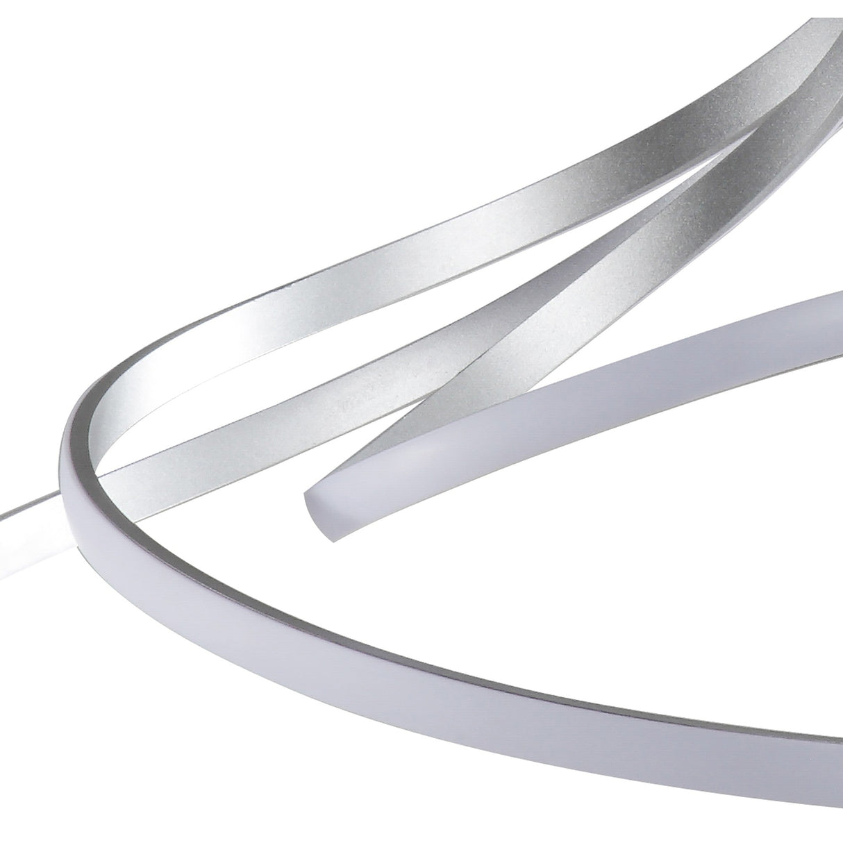 Nur XL Dimmable LED Semi-Flush Ceiling Light 80W 3000K – Chrome