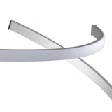 Nur XL Dimmable LED Semi-Flush Ceiling Light 80W 3000K – Chrome