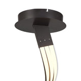 Nur XL Dimmable LED Semi-Flush Ceiling Light 80W 2800K – Brown Oxide