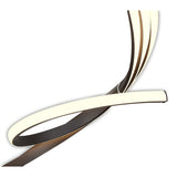 Nur XL Dimmable LED Semi-Flush Ceiling Light 80W 2800K – Brown Oxide