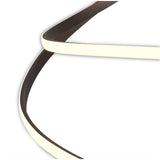 Nur XL Dimmable LED Semi-Flush Ceiling Light 80W 2800K – Brown Oxide