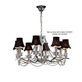Nydia 75cm 8 Light Crystal Chandelier - Polished Chrome