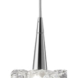 O2 Small 3 Light Bar Pendant Light - Polished Chrome