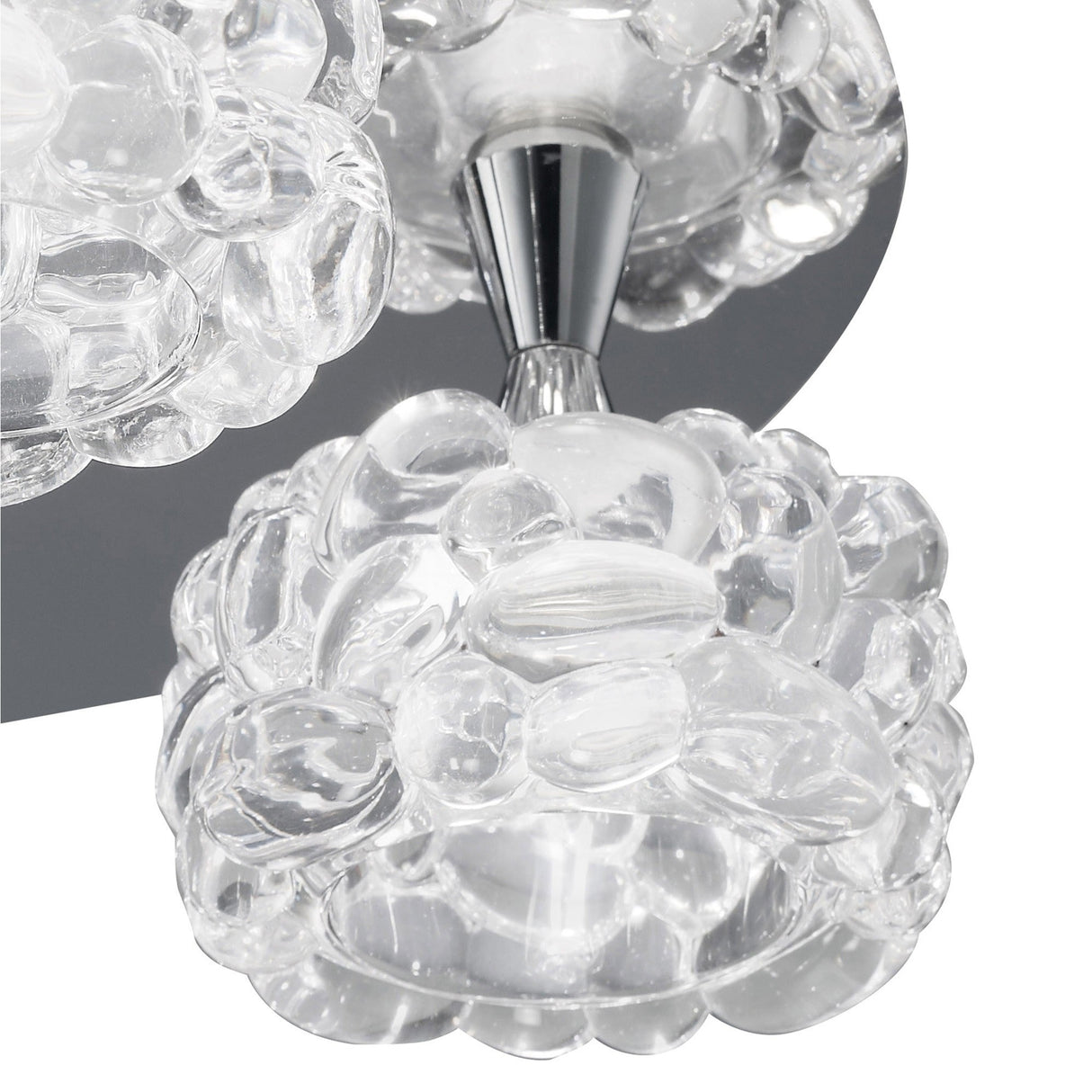 O2 5 Light Semi-Flush Ceiling Light - Polished Chrome