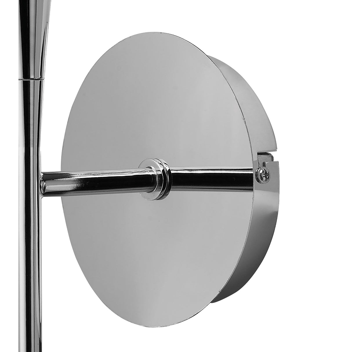 O2 1 Light Wall Light With Switch - Polished Chrome