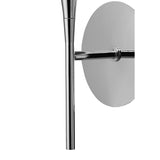 O2 1 Light Wall Light With Switch - Polished Chrome